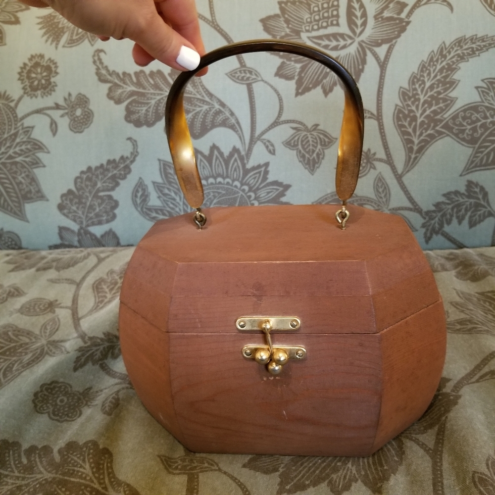 Vintage wooden bag